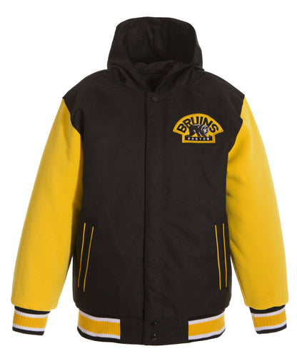 Boston Bruins Kid's Reversible Poly-Twill Jacket