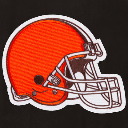 Cleveland Browns Reversible Wool and Leather Jacket