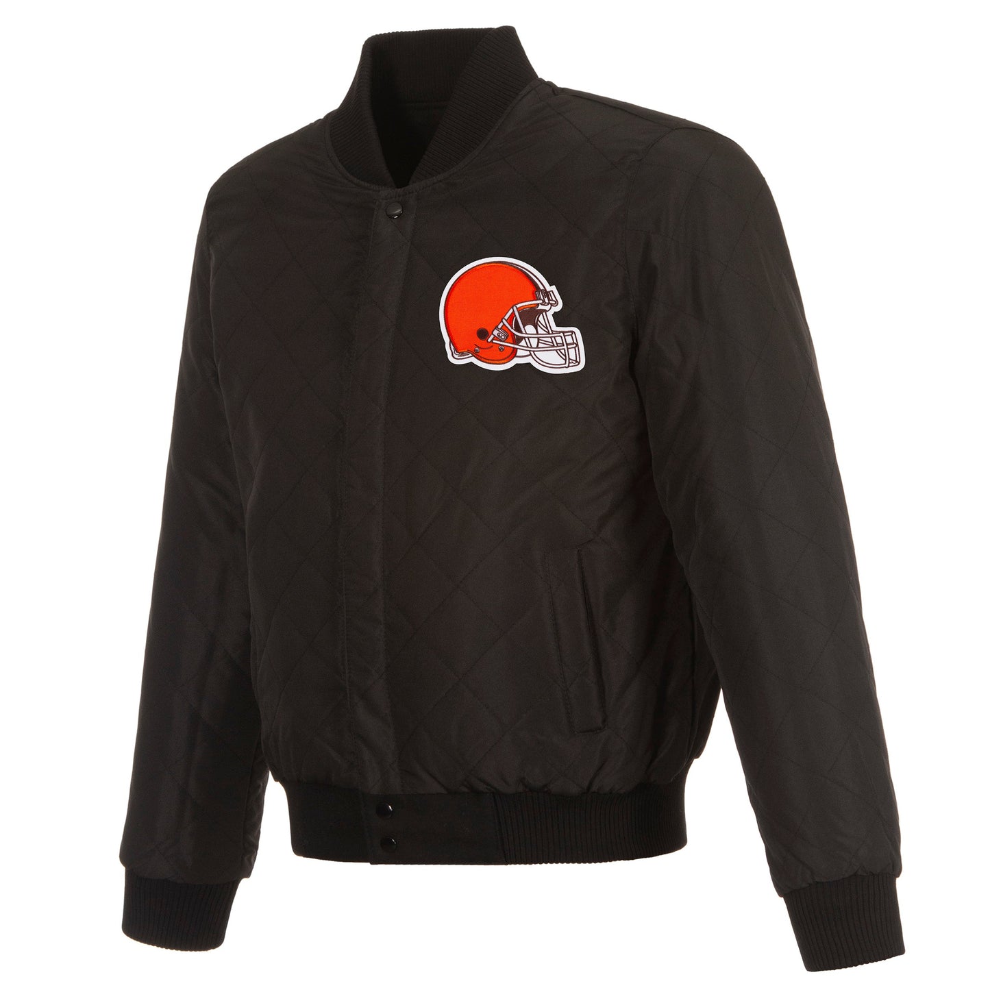 Cleveland Browns Reversible Wool and Leather Jacket