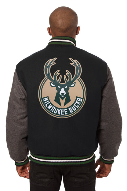 Milkwaukee Bucks Embroidered Wool Jacket