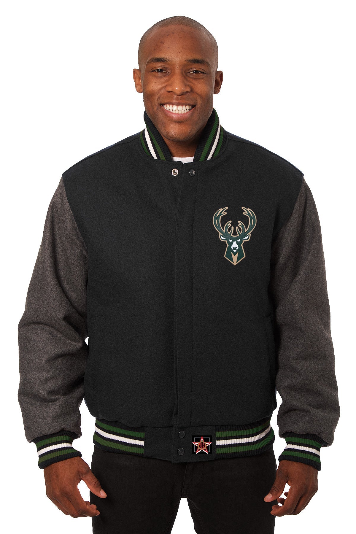 Milkwaukee Bucks Embroidered Wool Jacket