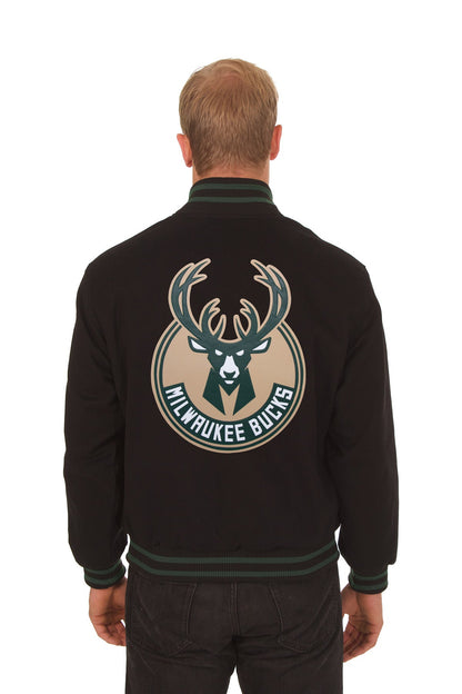 Milkwaukee Bucks Embroidered Wool Jacket