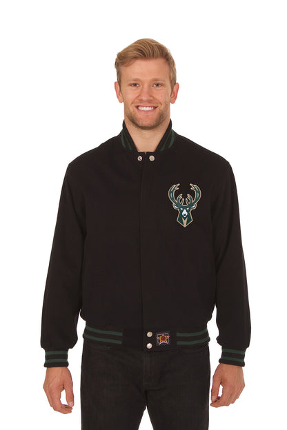 Milkwaukee Bucks Embroidered Wool Jacket