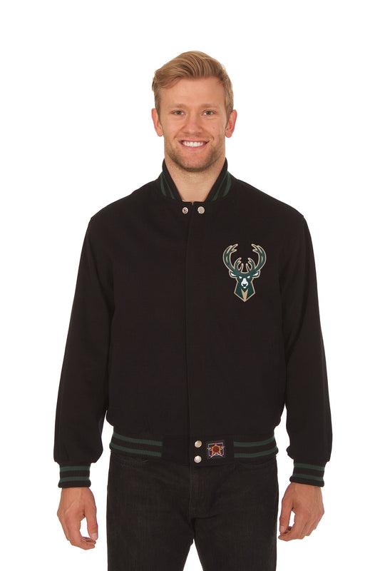 Milkwaukee Bucks Embroidered Wool Jacket