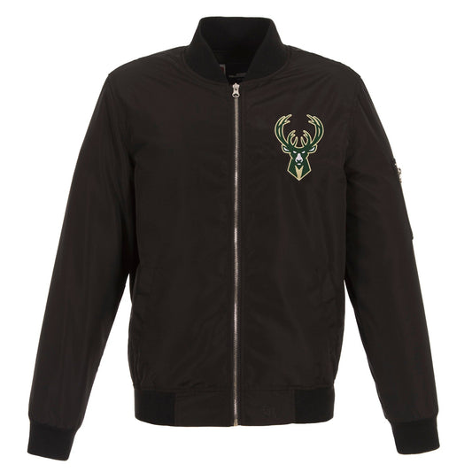 Milwaukee Bucks Nylon Bomber Jacket