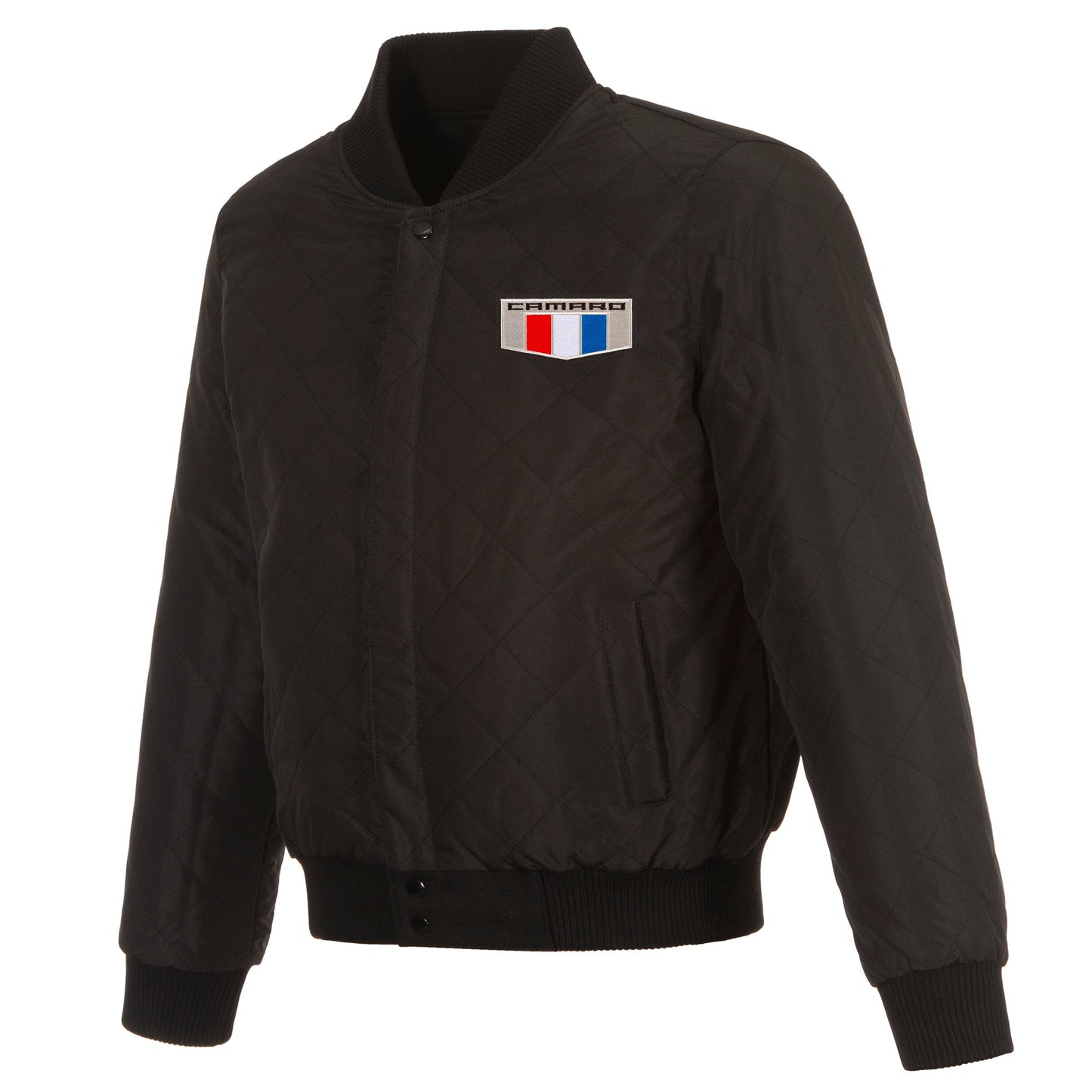 Camaro Reversible Wool and Leather Jacket