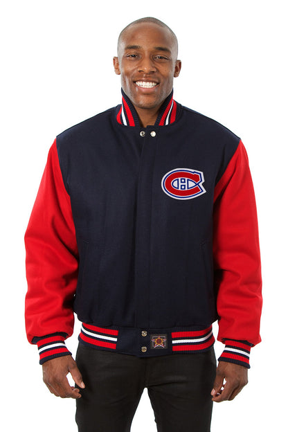 Montreal Canadiens Embroidered Wool Jacket
