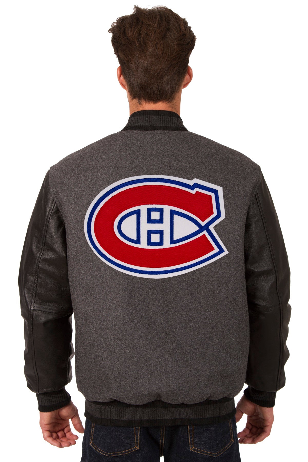 Montreal Canadiens Wool and Leather Reversible Jacket