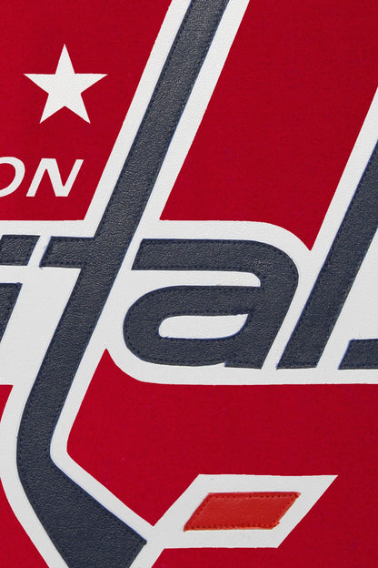 Washington Capitals Wool and Leather Domestic Jacket