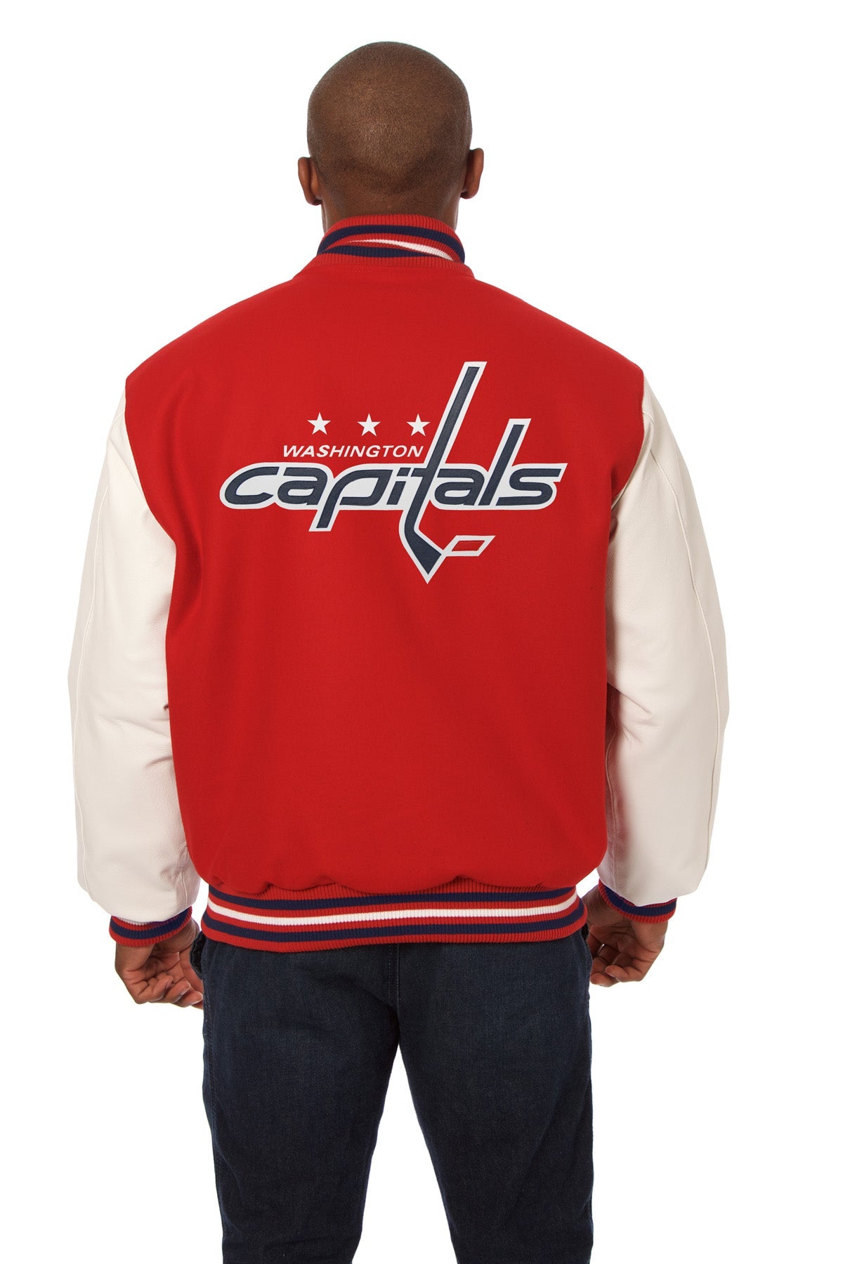 Washington Capitals Wool and Leather Domestic Jacket