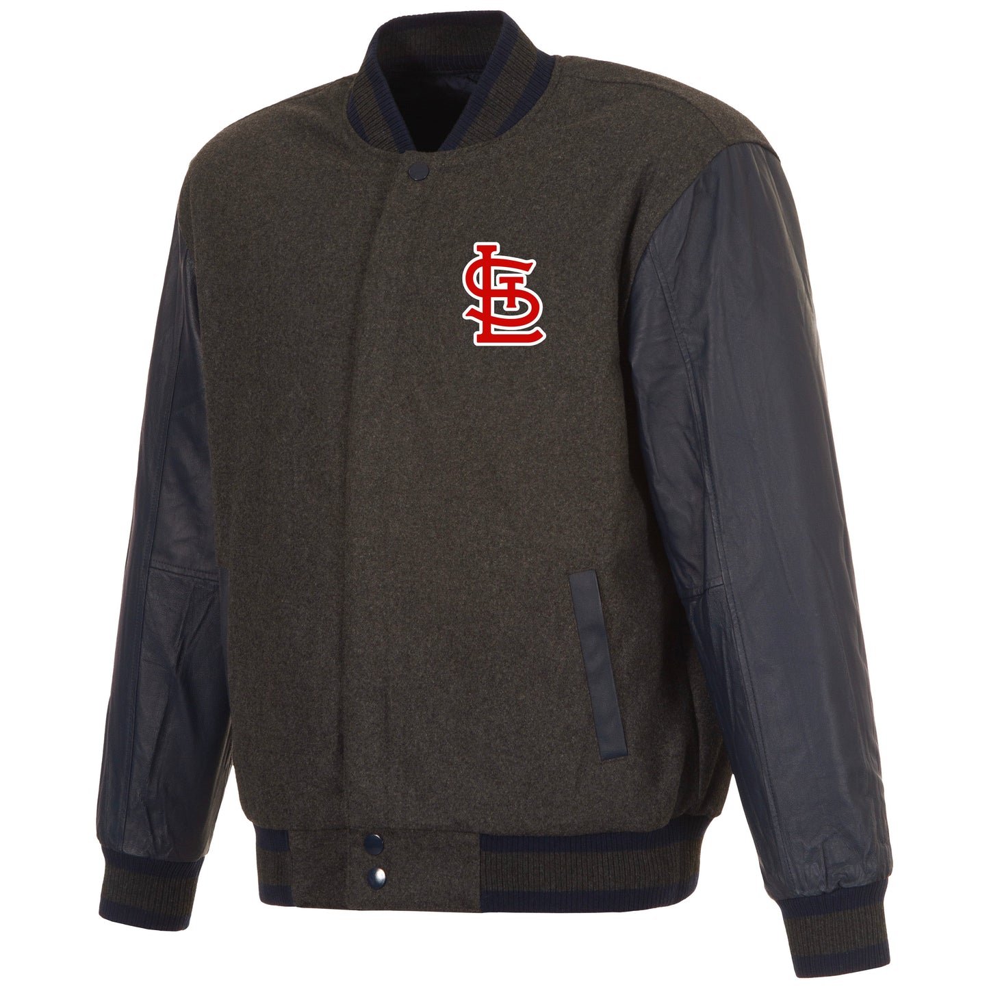 St. Louis Cardinals Reversible Wool and Leather Jacket