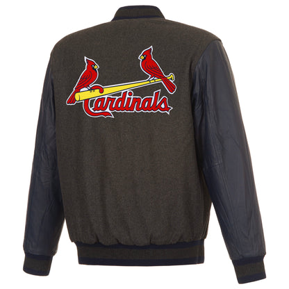 St. Louis Cardinals Reversible Wool and Leather Jacket