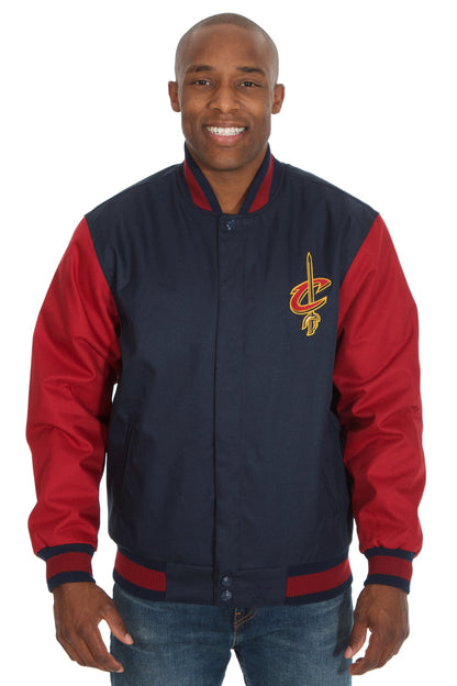 Cleveland Cavaliers Faux Leather-Coated Polyester Jacket