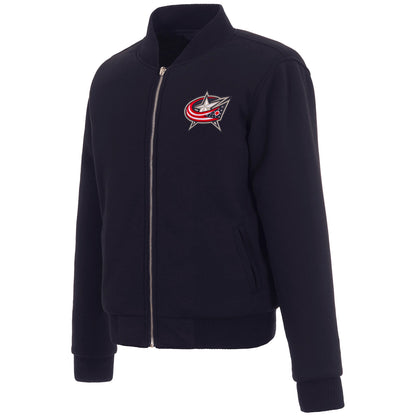 Columbus Blue Jackets Ladies Reversible Fleece Jacket