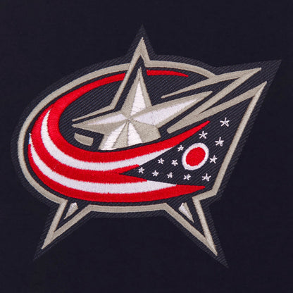 Columbus Blue Jackets Ladies Reversible Fleece Jacket