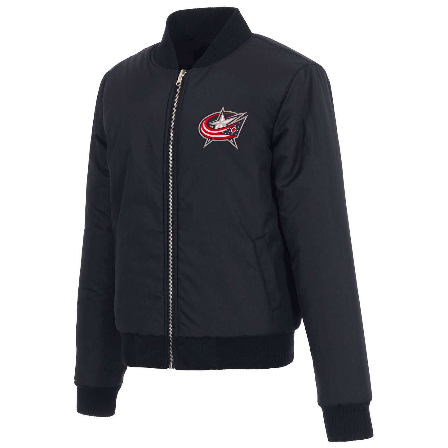 Columbus Blue Jackets Ladies Reversible Fleece Jacket