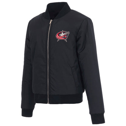Columbus Blue Jackets Ladies Reversible Fleece Jacket