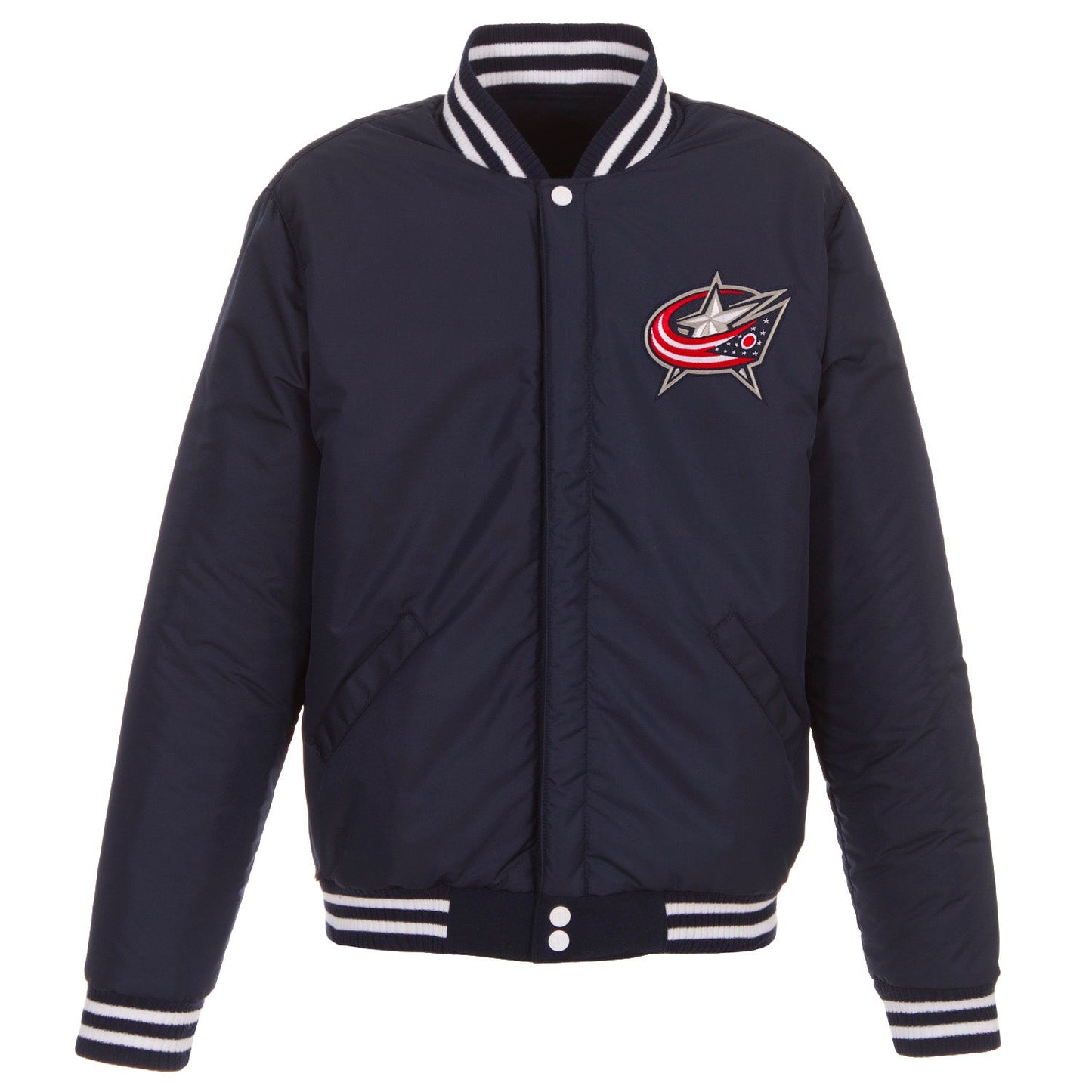 Columbus Blue Jackets Reversible Varsity Jacket