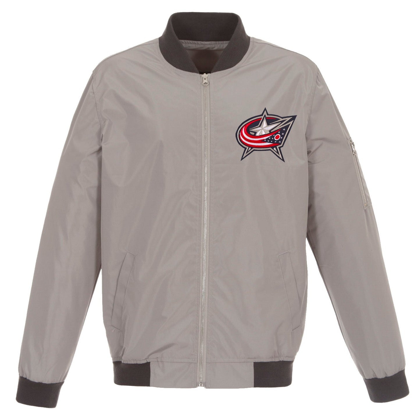 Columbus Blue Jackets Nylon Bomber Jacket