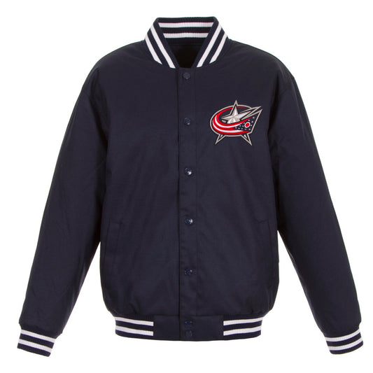 Columbus Blue Jackets Poly-Twill Jacket