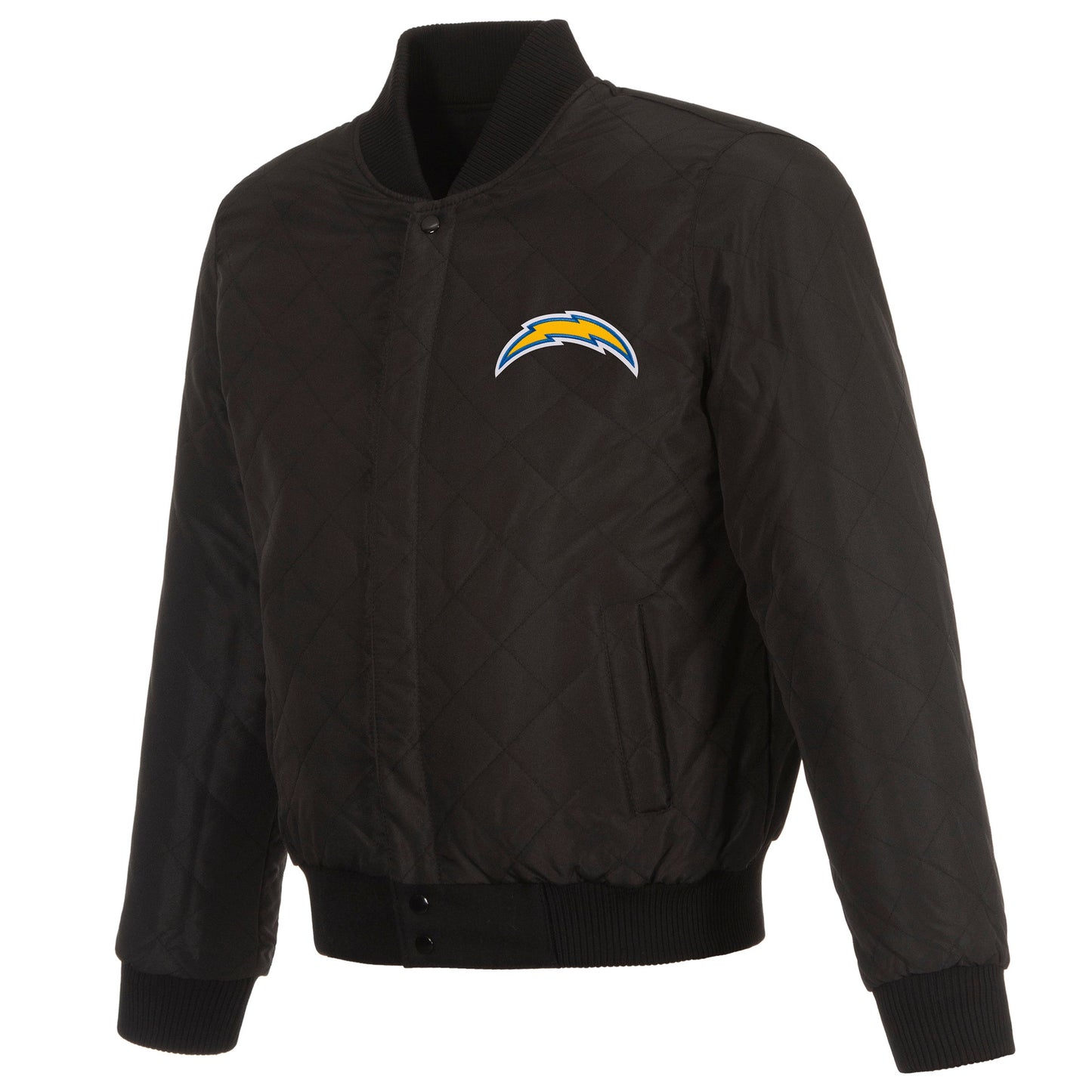 Los Angeles Chargers Reversible Wool and Leather Jacket