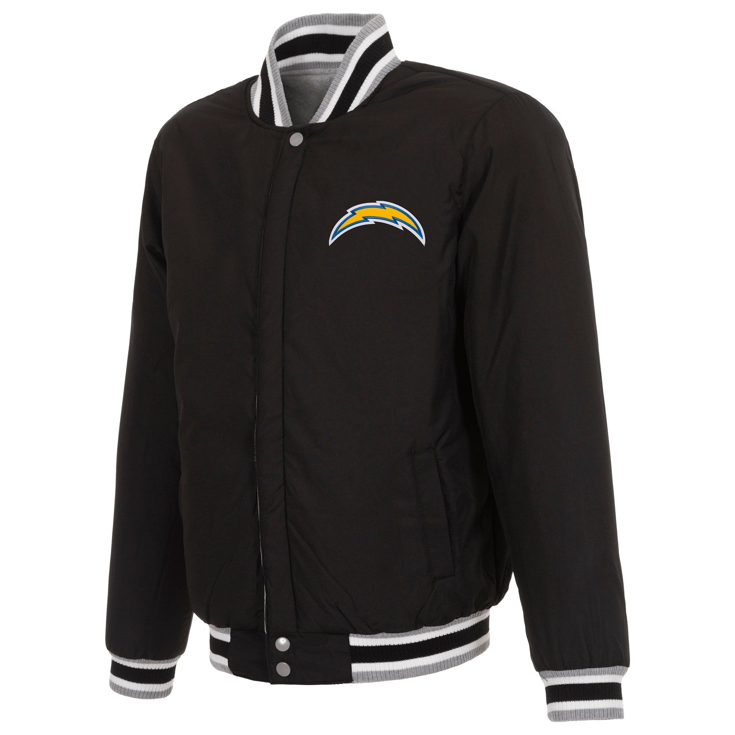 Los Angeles Chargers Reversible Two-Tone Fleece Jacket