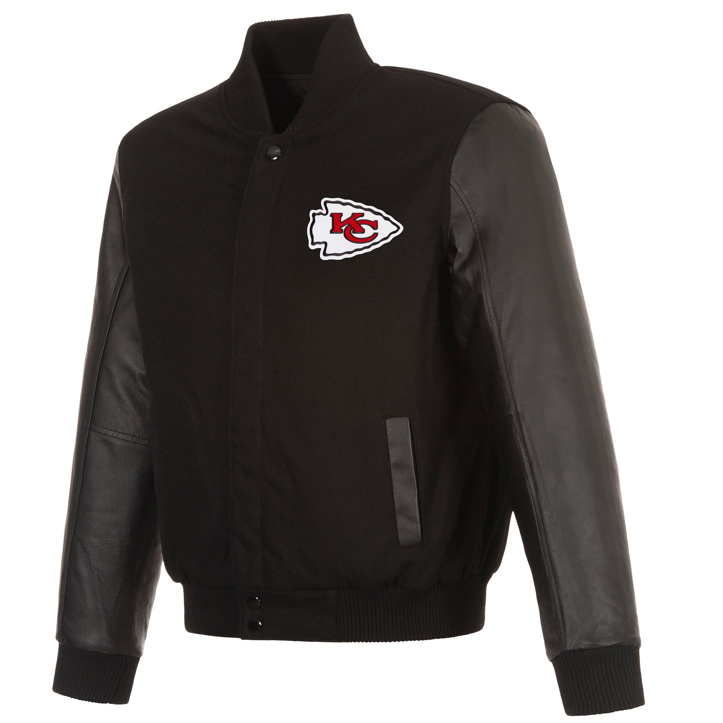 Kansas City Chiefs Reversible Wool and Leather Jacket