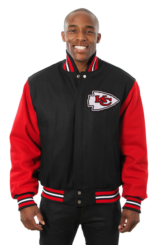 Kansas City Chiefs Embroidered Wool Jacket