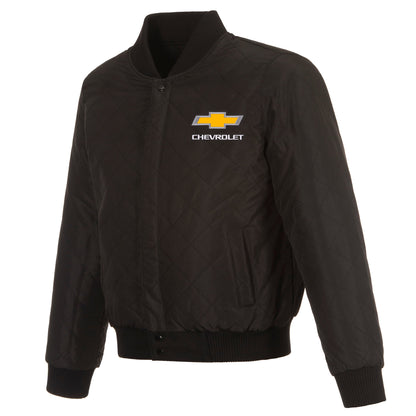 Chevy Reversible Wool and Leather Jacket