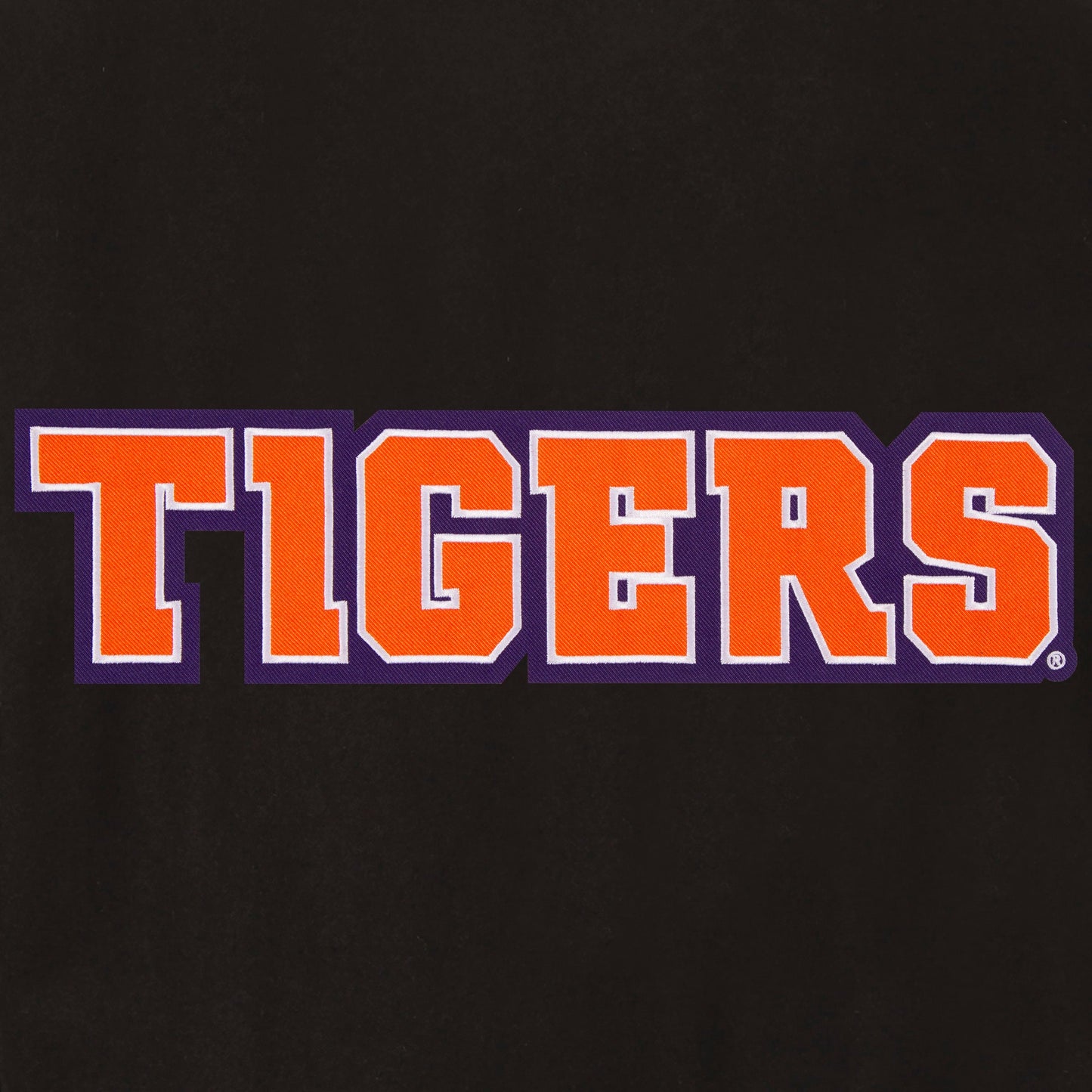 Clemson University Reversible Wool & Leather Jacket