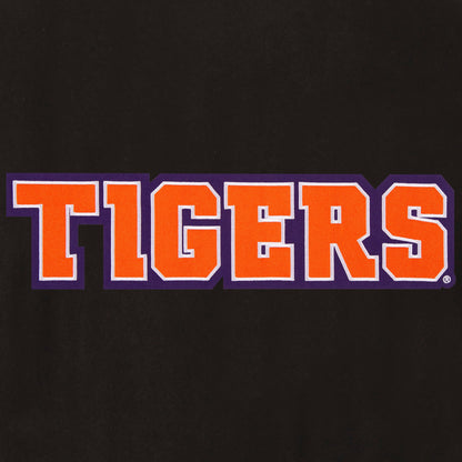 Clemson University Reversible Wool & Leather Jacket