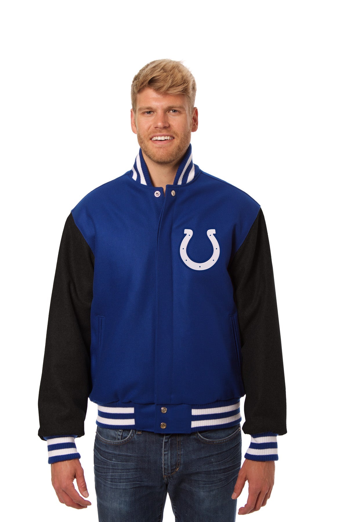 Indianapolis Colts Embroidered Wool Jacket