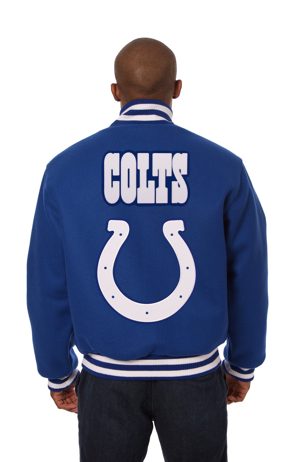Indianapolis Colts Embroidered Wool Jacket