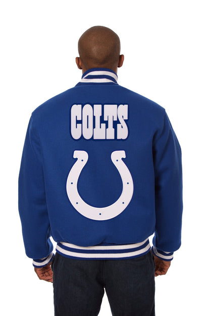 Indianapolis Colts Embroidered Wool Jacket