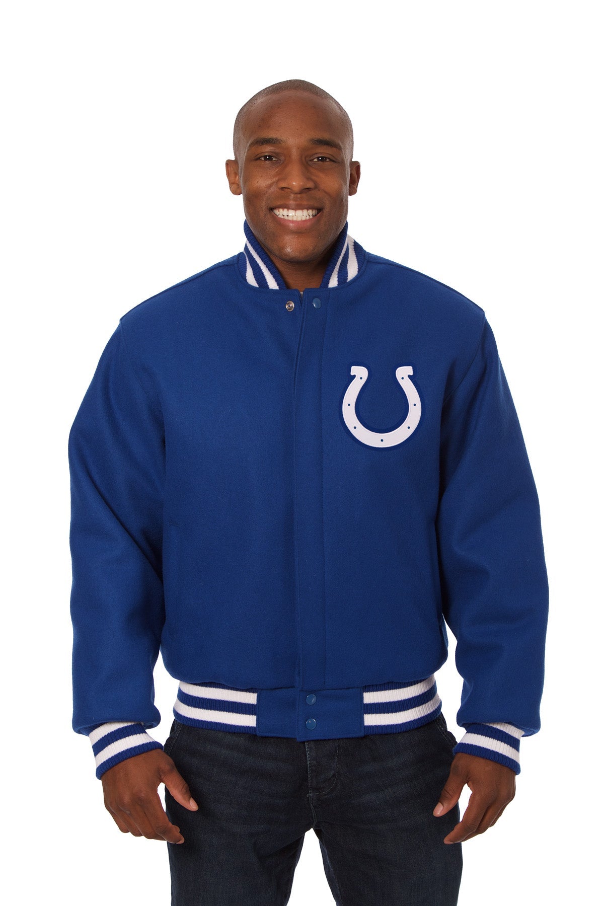 Indianapolis Colts Embroidered Wool Jacket