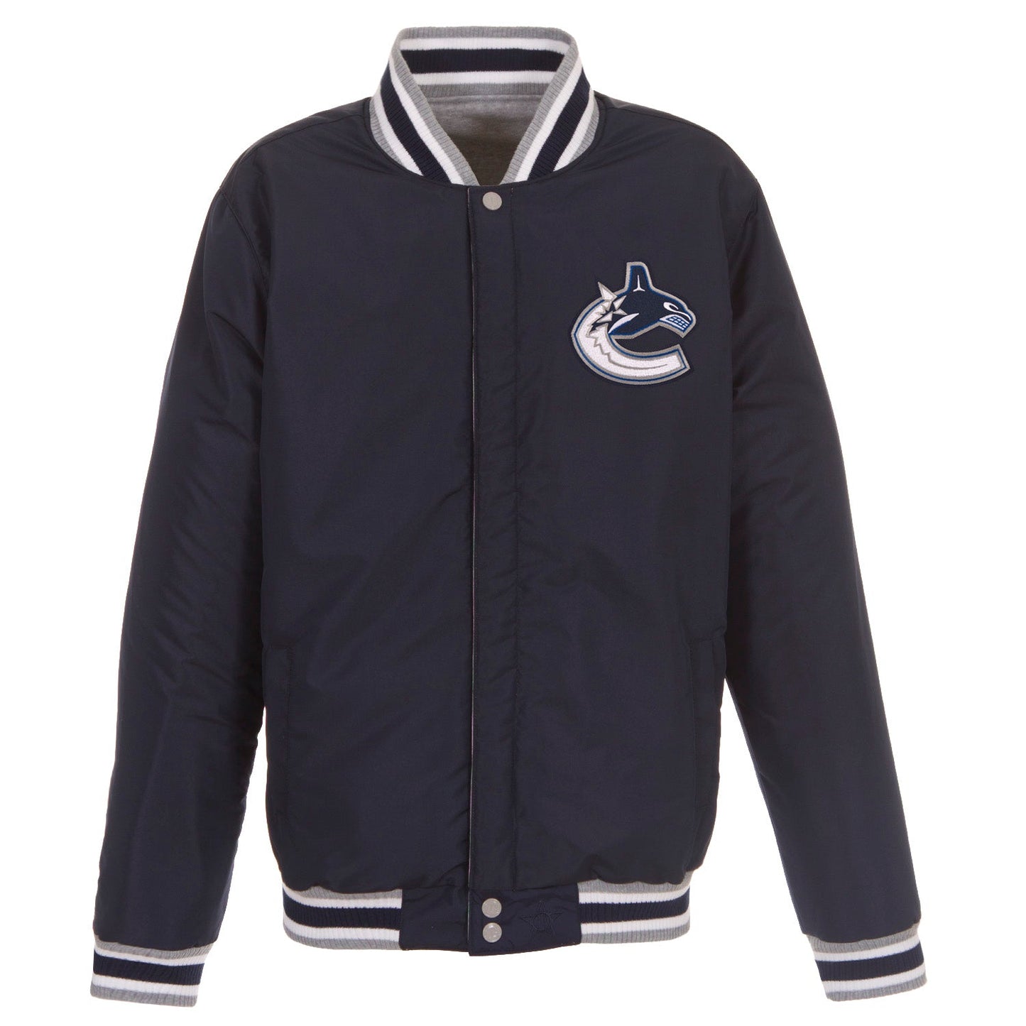 Vancouver Canucks Reversible Two-Tone Fleece Jacket