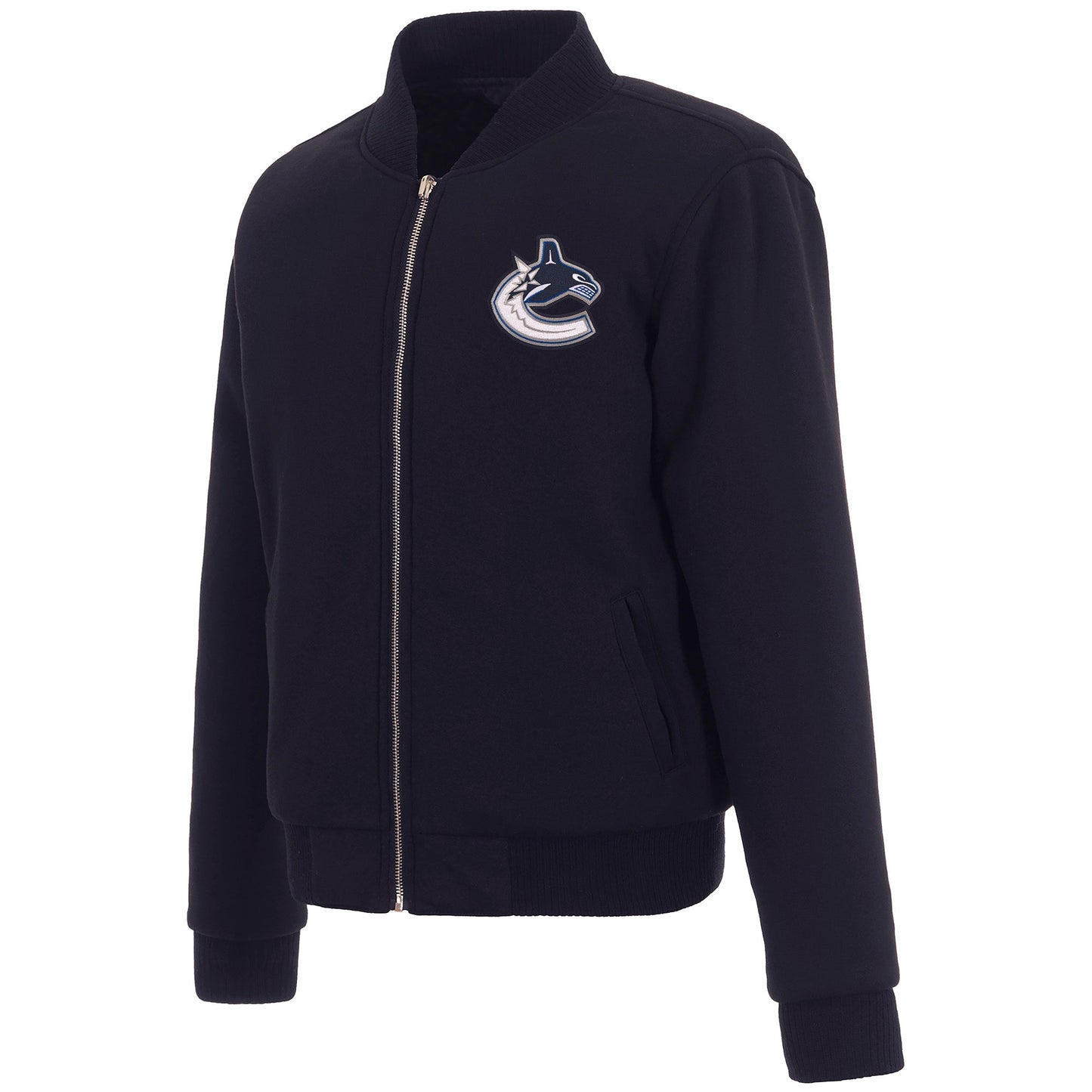 Vancouver Canucks Ladies Reversible Fleece Jacket