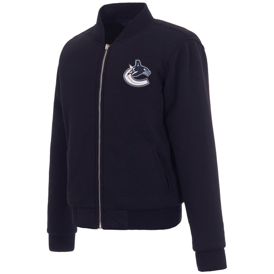 Vancouver Canucks Ladies Reversible Fleece Jacket