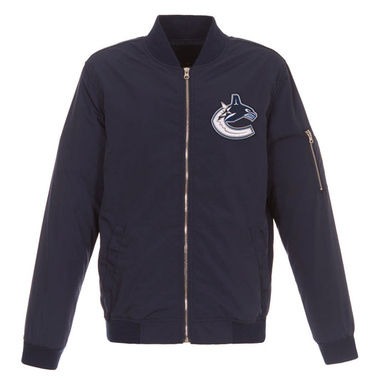 Vancouver Canucks Nylon Bomber Jacket