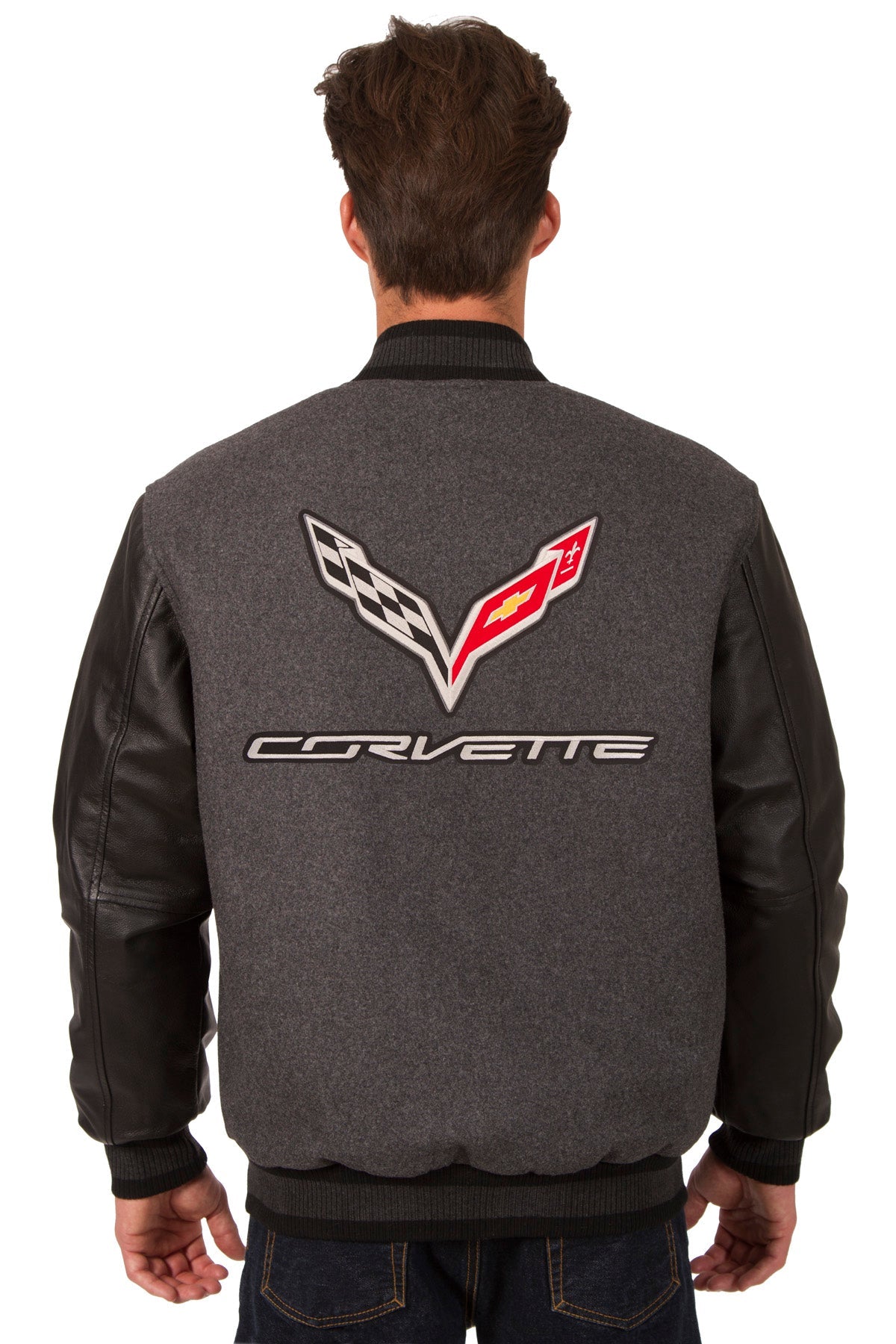 Corvette Reversible Wool and Leather Jacket