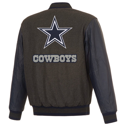 Dallas Cowboys Wool and Leather Reversible Jacket