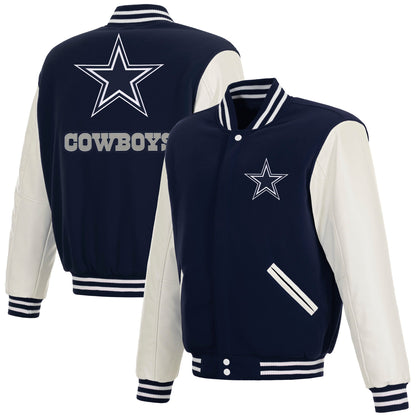 Dallas Cowboys Reversible Varsity Jacket