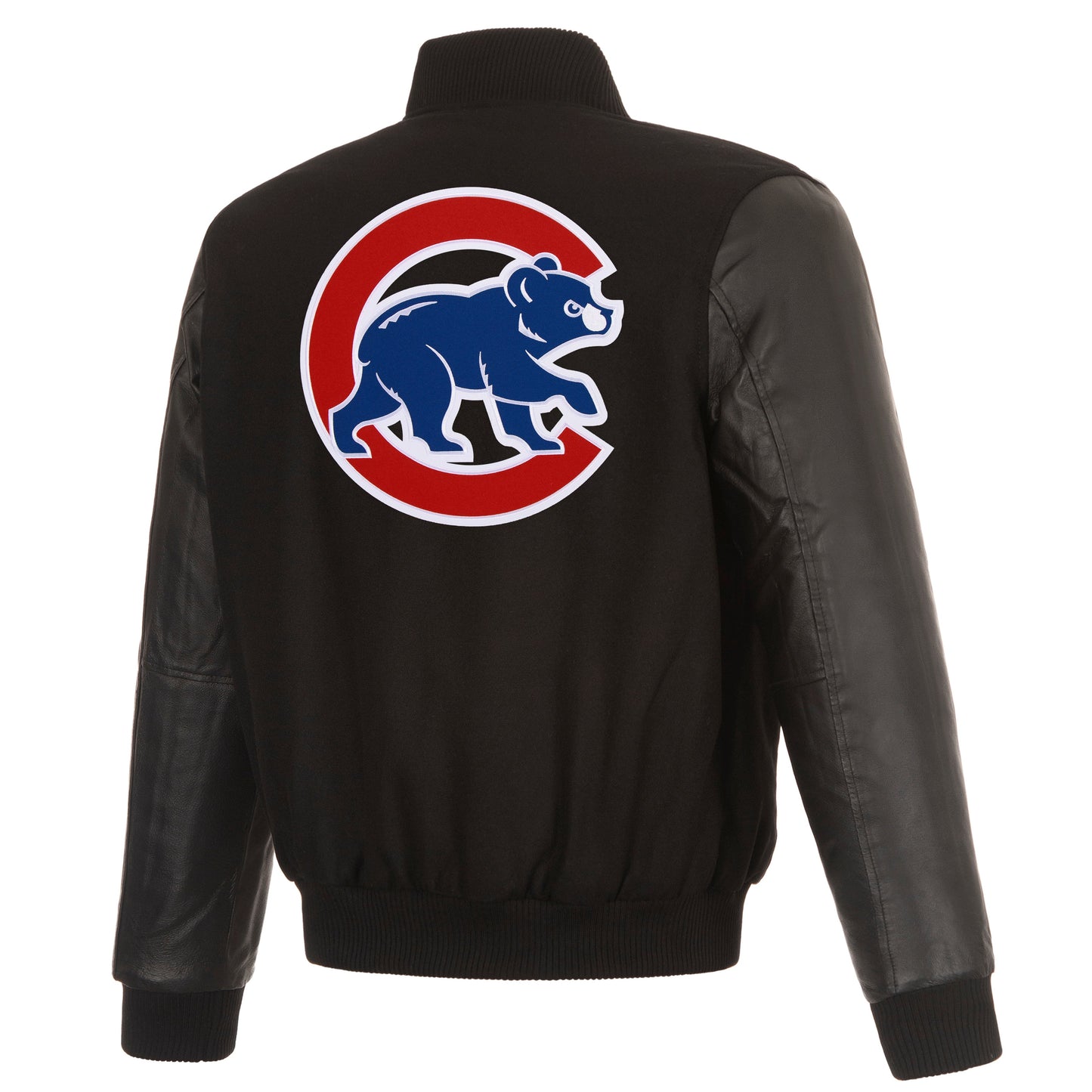 Chicago Cubs Reversible Wool and Leather Jacket