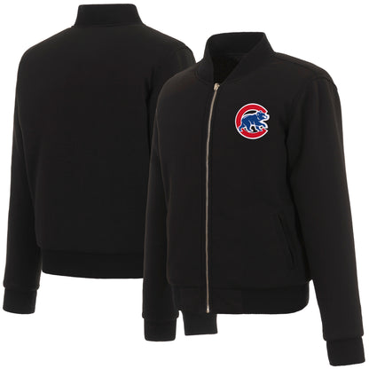 Chicago Cubs Ladies Reversible Fleece Jacket