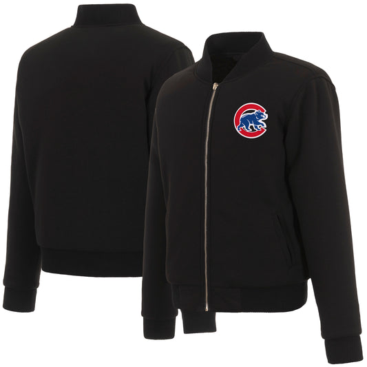 Chicago Cubs Ladies Reversible Fleece Jacket