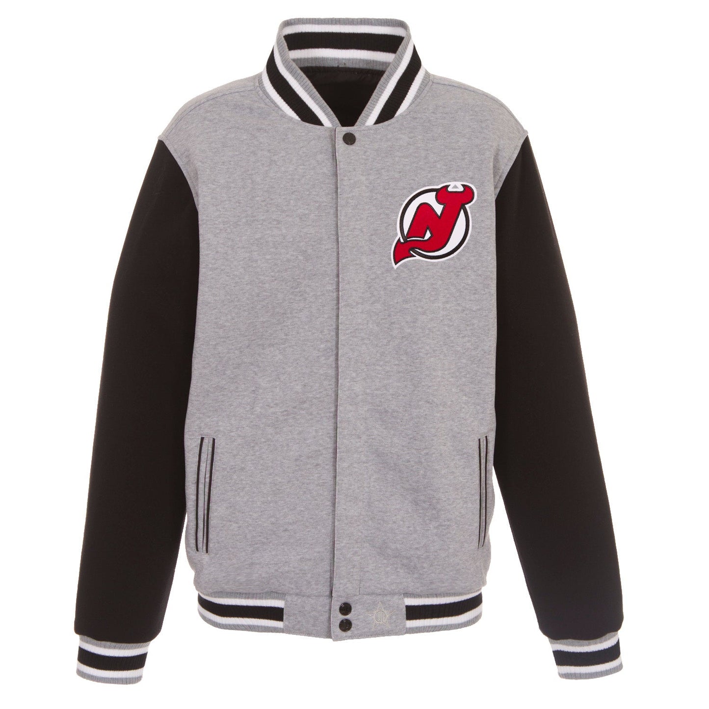 New Jersey Devils Reversible Two-Tone Fleece Jacket