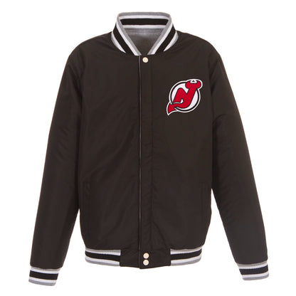 New Jersey Devils Reversible Two-Tone Fleece Jacket