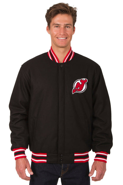 New Jersey Devils All-Wool Reversible Jacket