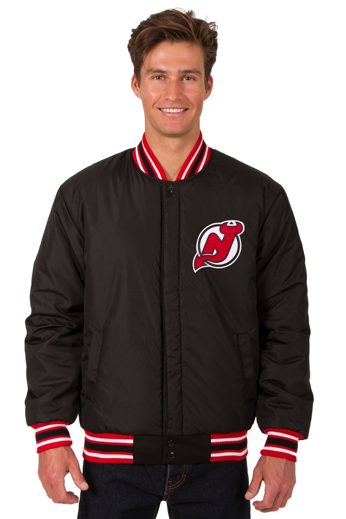 New Jersey Devils All-Wool Reversible Jacket