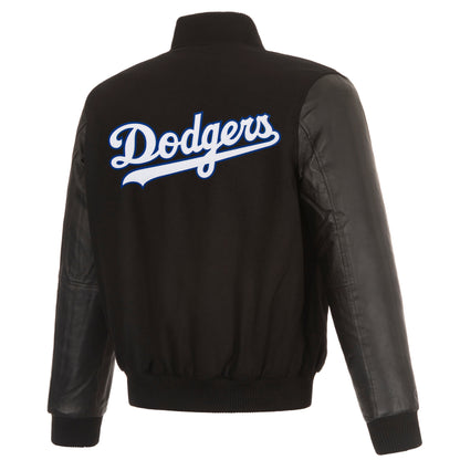 Los Angeles Dodgers Reversible Wool and Leather Jacket